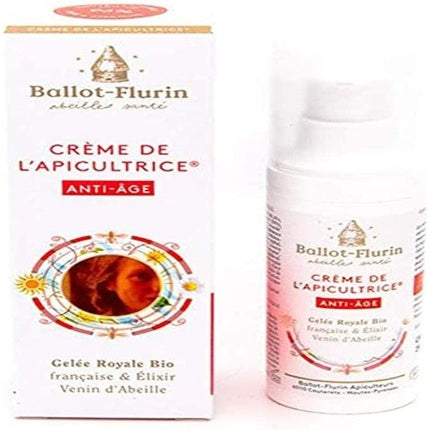 Crema Facială Anti-Ageing Ballot Flurin, Crème de l'Apicultrice, 70 g