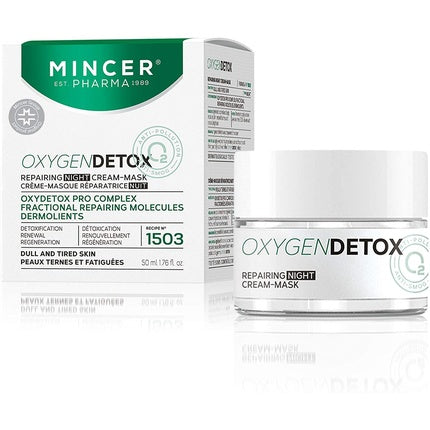 Cremă de Noapte, Mincer Pharma, Oxygen Detox, gri, 50ml