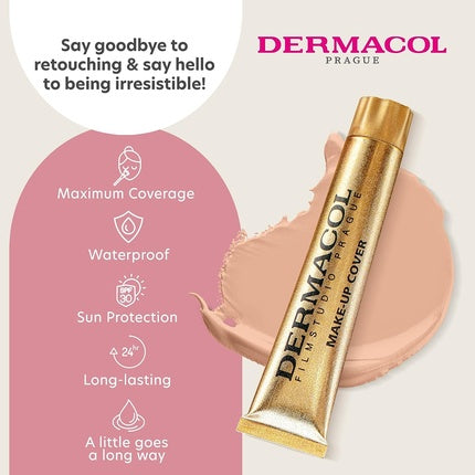 Fond de ten lichid, Dermacol, 30g, nuanța 211, SPF 30