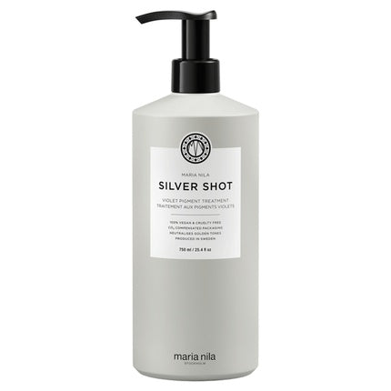 Lotion Tratament Păr, Maria Nila, Silver Shot, Neutralizare Tonuri Călduroase, 750 ml