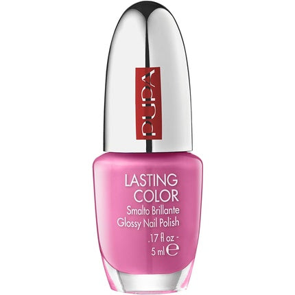 Smalt de unghii Pupa Lasting Color 301 Fuchsia, roz vibrant, 5 ml