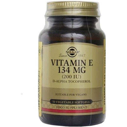 Solgar Vitamină E, 134mg, 90 capsule vegetale, D-Alpha Tocopherol