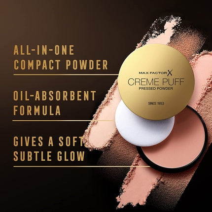 Pudra compacta, Max Factor, Crème Puff, 14g