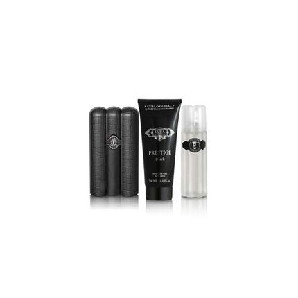Set cadou parfum Cuba Original, Prestige, negru