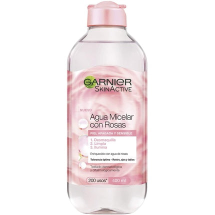 Apa micelară, Garnier, Skin Active, trandafiri, 400ml