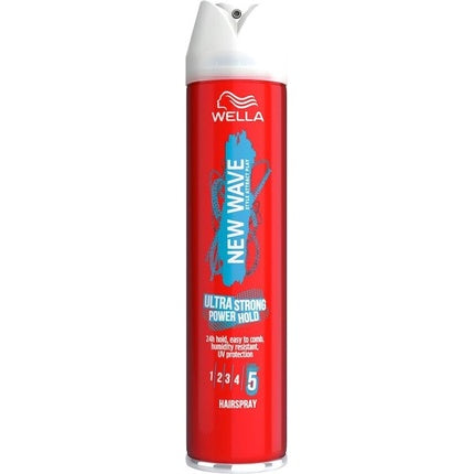 Fixativ Wella New Wave Ultra Strong 250ml Rosu