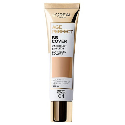 Cremă L'Oréal Paris Age Perfect BB, 04 Medium Vanilla