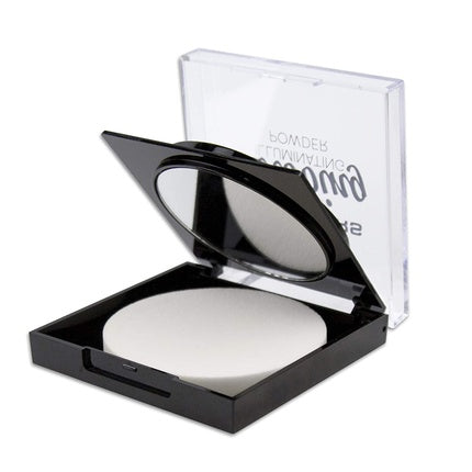 L.A. COLORS Strobing Illuminating Powder Summer Sun, Highlighter, pudră strălucitoare, ambalaj negru