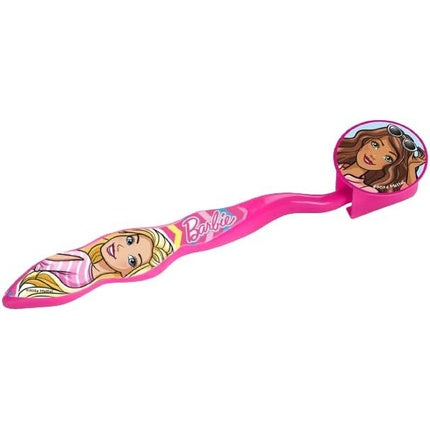 Periuță dinți copii, Mattel Barbie, roz, design personaj