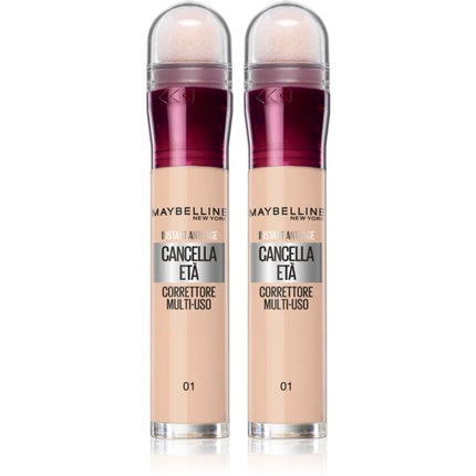 Maybelline Instant Anti Age Eraser Concealer, 01 Light, Cu Aplicator Tip Gălbenuș