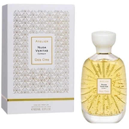 Extrait de Parfum, Atelier des Ors, Nuda Veritas, 75 ml, sticlă transparentă cu lichid galben