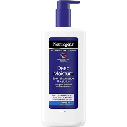Lotion de corp Neutrogena Deep Moisture, Formula Norvegiană, 400ml