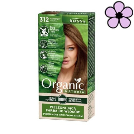 Vopsea de păr permanentă, Joanna Naturia, fără amoniac, blond natural