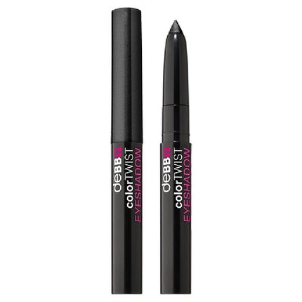 Ombretă Stick Debby Color Twist 01 Mat Black, negru, format compact