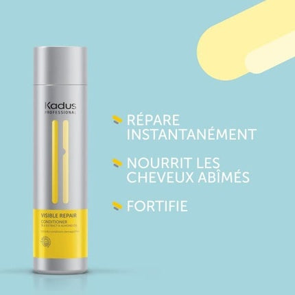 Condiționator Kadus Professional Care Visible Repair, 775ml, cu extract de mătase și ulei de migdale