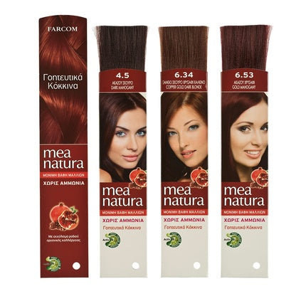 Vopsea Păr, Farcom, Mea Natura, Culoare Dark Mahogany
