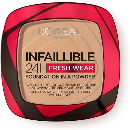 Fond de ten pudra, L'Oréal Paris, Infaillible 24h Fresh Wear, 9g