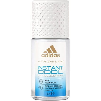 Deodorant roll-on, adidas, Instant Cool, menta, 50ml