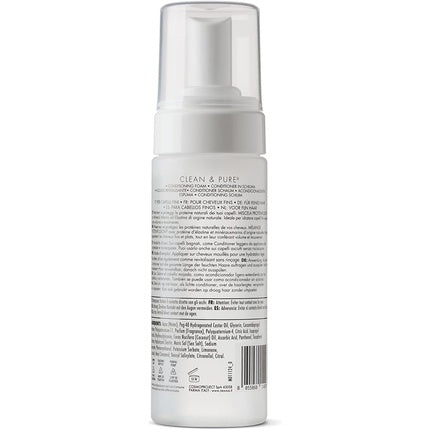 Condiționator spumă Nexxus Clean & Pure pentru păr normal și gras, 150ml