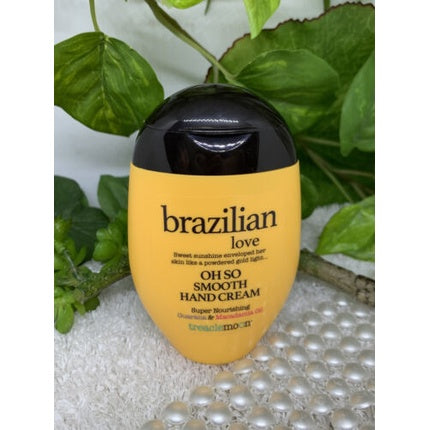 Cremă mâini, Treaclemoon, Brazilian Love, 75ml, galben