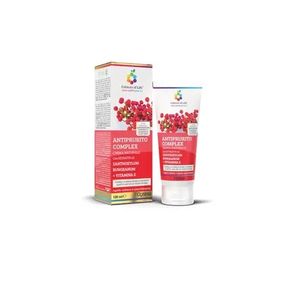Crema Antiprurito Complex, Optima Naturals, 100 ml, ambalaj roșu-alb