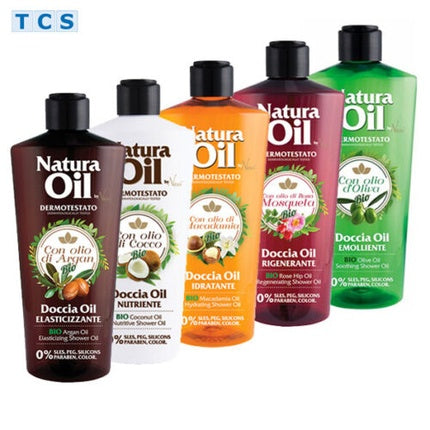 Ulei de Duș, Nani, Natura Oil, 5 varietăți, 250ml fiecare