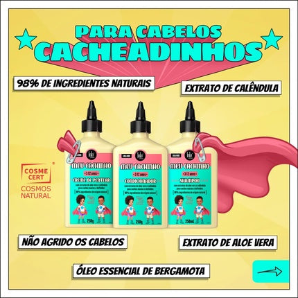 Cremă de păr, Lola Cosmetics, Meu Cachinho, 250ml