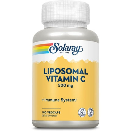 Vitamina C liposomală, Solaray, 500mg, 100 capsule