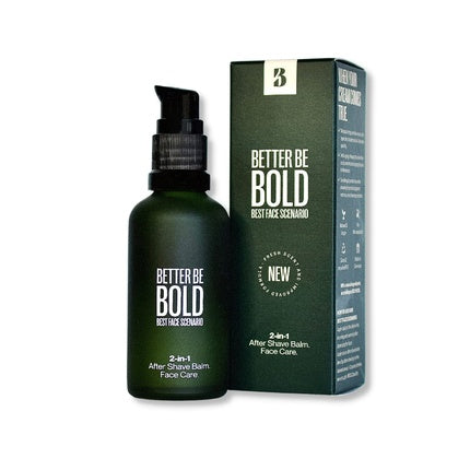 Cremă Hidratantă After Shave & Facială cu Extract de Magnolie și Acid Hialuronic, Better Be Bold, 200g