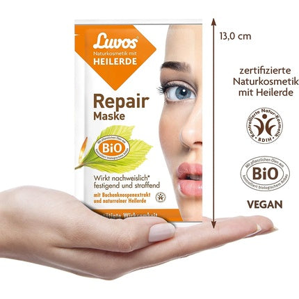 Masca reparatoare, Luvos, cremă, curățare profundă