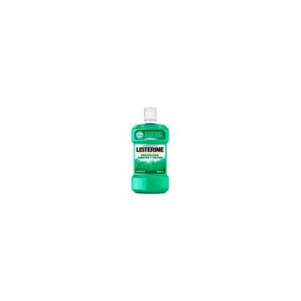 Rinse bucal Listerine, Protecție Totală pentru dinți și gingii inflamate, 500 ml, verde