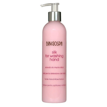 Bingo Spa Silk Liquid Hand Soap, Pink Color, Pump Dispenser