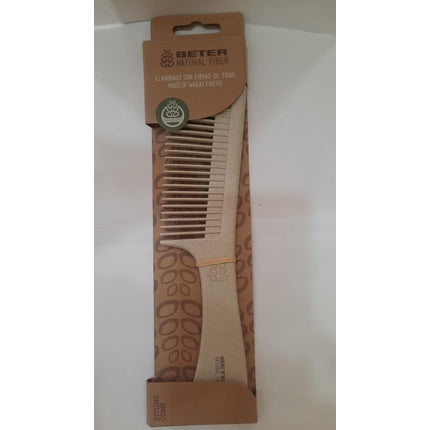 Pieptene din fibre naturale Beter, culoare bej, material bambus