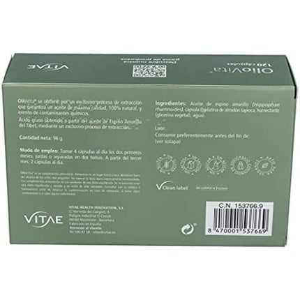 Supliment alimentar, Vitae, Oliovita, 60 capsule
