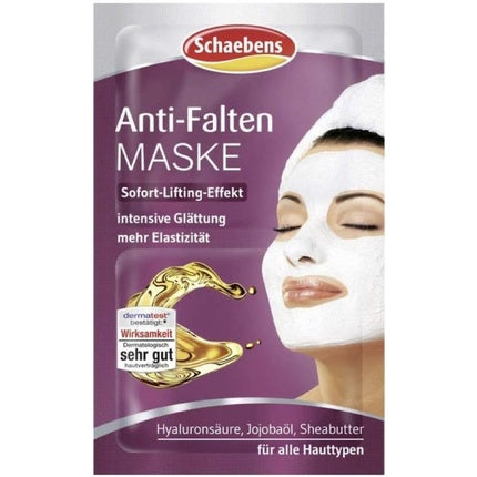 Schaebens Anti-Wrinkle Mask, Mască facială cu extract de trandafir sălbatic și argilă albă