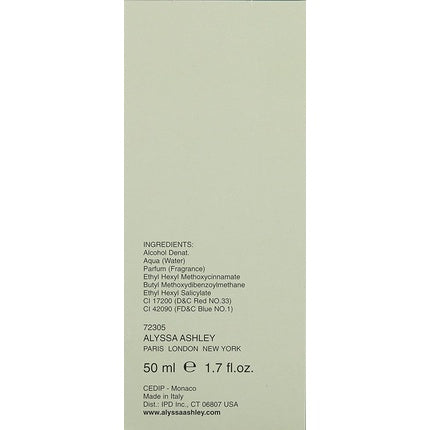 Parfum, Alyssa Ashley, Green Tea, verde, 50ml
