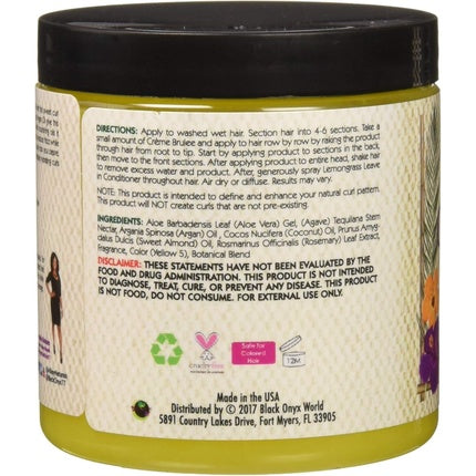 Cremă de styling pentru păr Alikay Naturals Curling Custard 240ml
