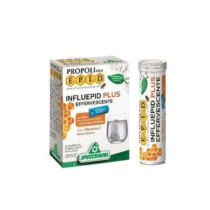 Pastile Effervescente Specchiasol Influepid Plus cu Propolis și Vitamina C, 20 buc