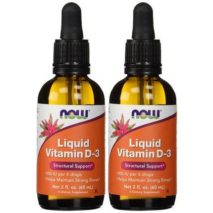 Supliment Nutrițional, Now Foods, Vitamina D3 Lichidă, 400 IU, 60 ml