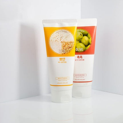 Spumă de curățare, Holika Holika, orez, alb, 150ml