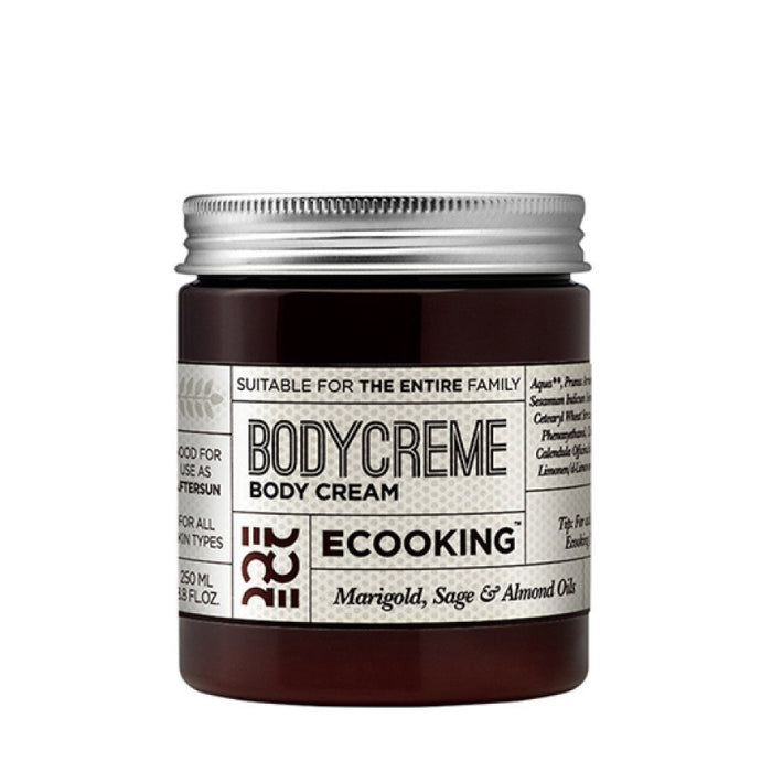 Cremă de corp Ecooking BodyCreme, hidratantă, cu ulei de migdale, 250 ml