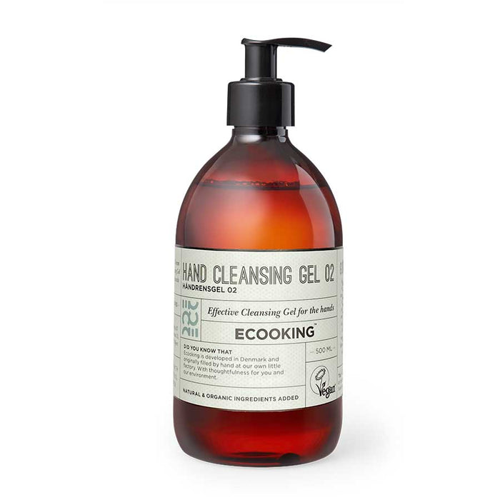 Gel de curățare pentru mâini Ecooking Hand Cleansing Gel 02, vegan, 500 ml