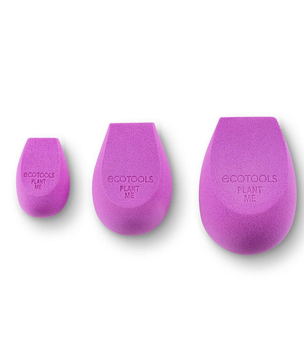 Set burete de machiaj EcoTools BioBlender, biodegradabil, violet, 3 buc