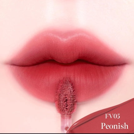 Ruj lichid Icy To Fog Velvet Lip Potion Fv05, culoare roșu coral