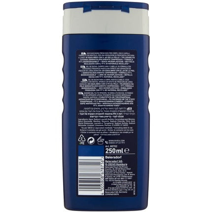 Gel de duș 3-în-1, Nivea, FreshKick, 250 ml