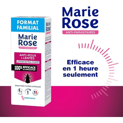 Lotion Anti-păduchi și Lente, Marie Rose, Extra Forte, 200ml