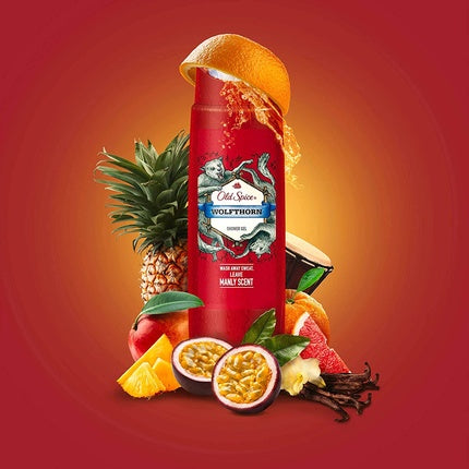 Gel de duș, Old Spice, Wolfthorn, roșu, 250ml