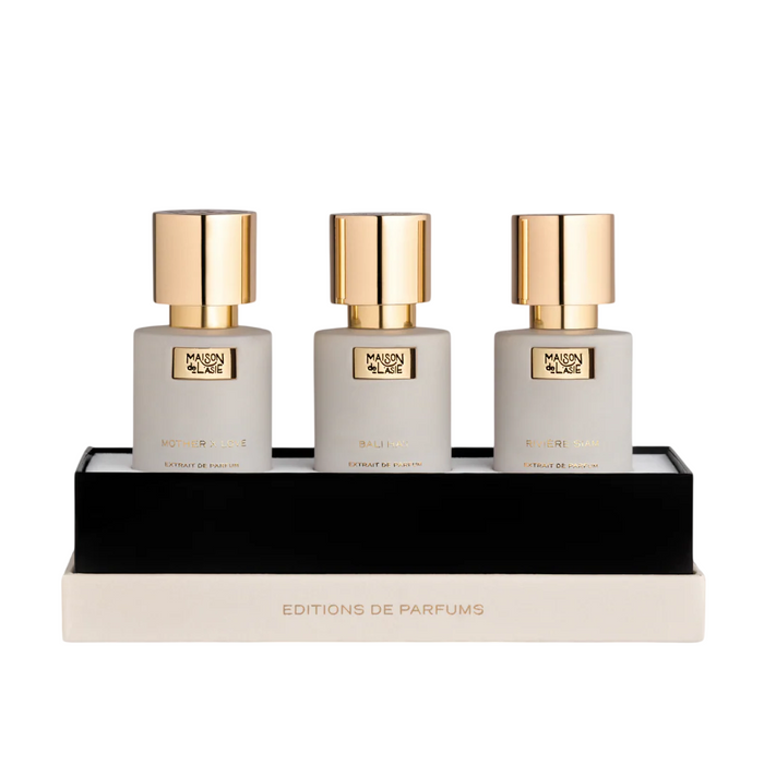 Set de extracte de parfum Maison De L'Asie Editions De Parfums Florale, unisex: Mother x Love + Bali Ha'i + Riviere Siam, 3 x 15 ml