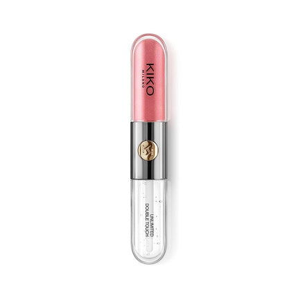 Ruj lichid, Kiko Milano, Unlimited Double Touch, Satin Peach Rose