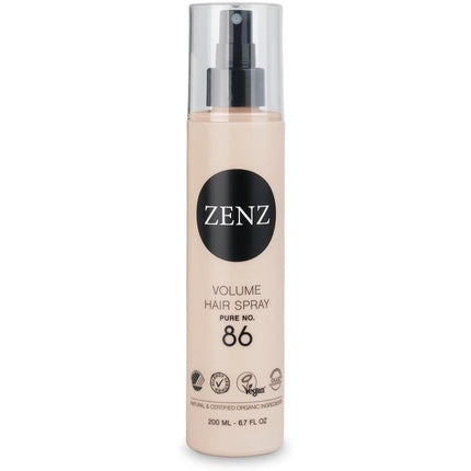 Spray de păr, Zenz Volume Pure no. 86, 200 ml, fără parfum